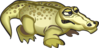 Yellow Alligator Clip Art